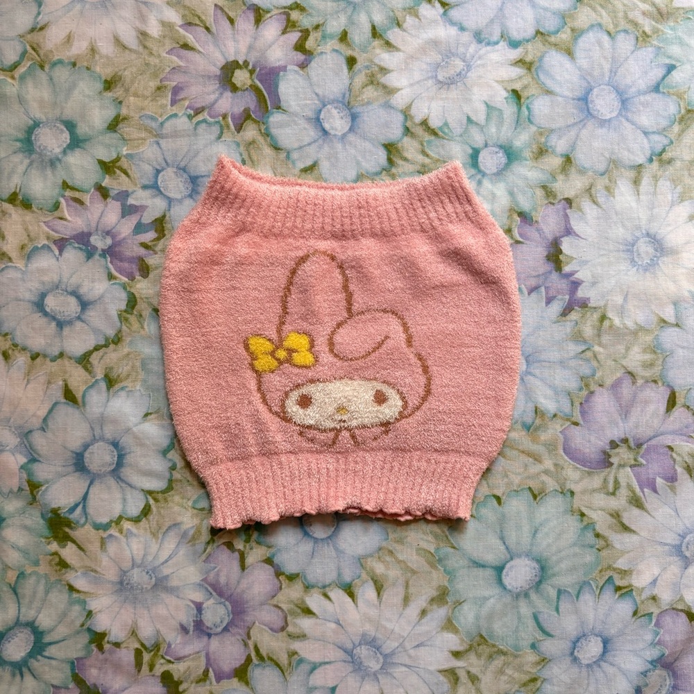 - my melody fuzzy tube top - y2k / 2000’s -